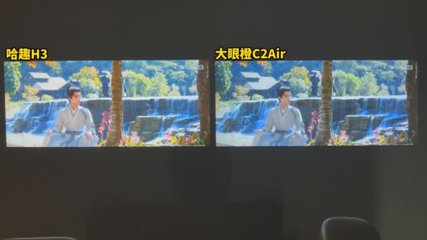 对比实测哈趣H3和大眼橙C2Air怎么选PG麻将胡了试玩平台2025百元投影仪
